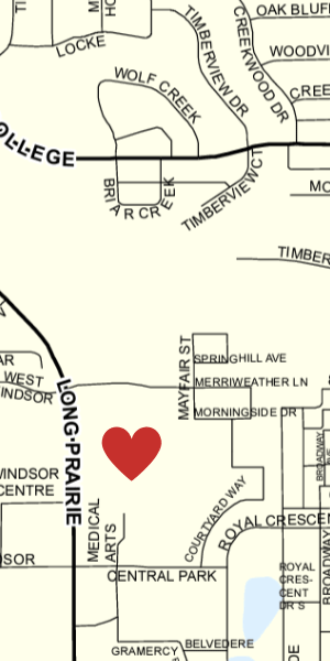 Adding a heart to a 1 inch x 2 inch map for the Where We Met spot on the map