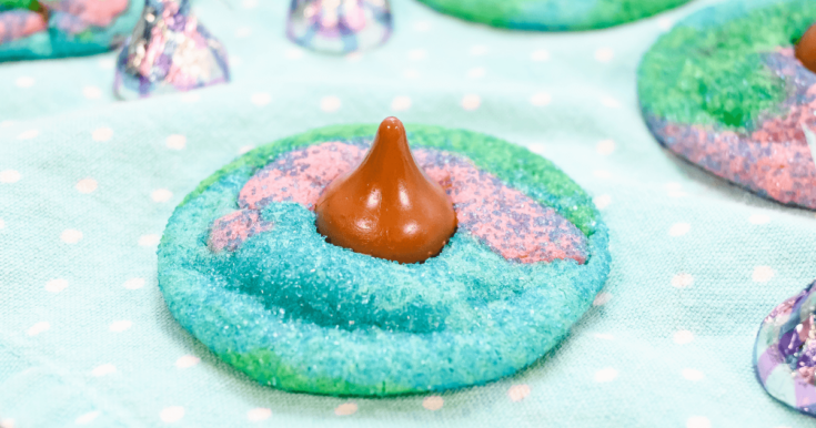 Easter Blossoms Cookies with Hershey Kisses
