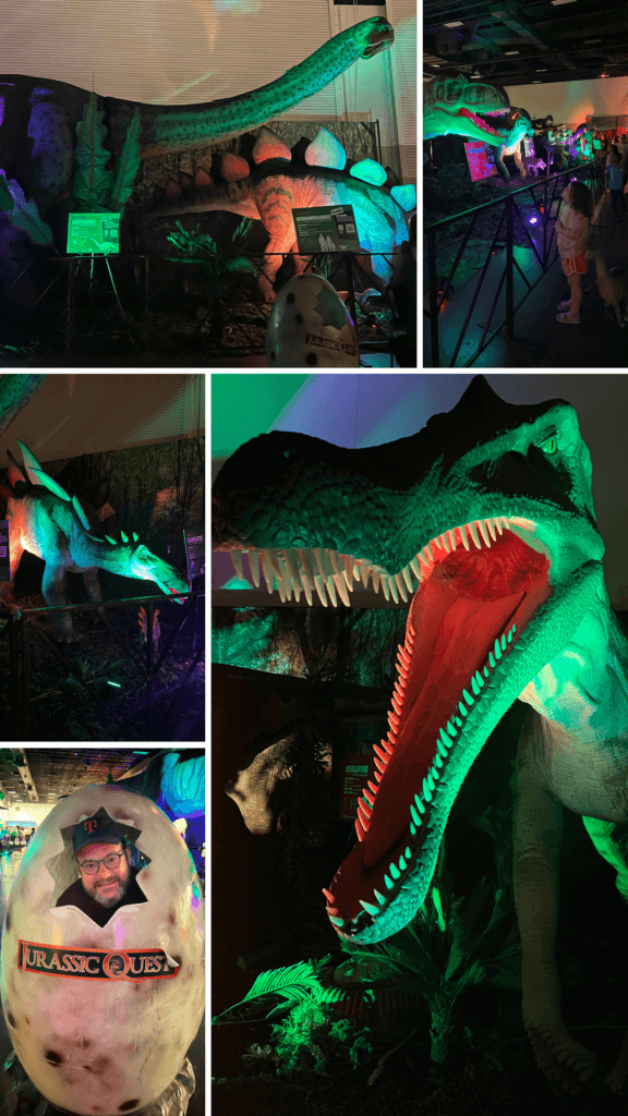 See life size dinosaurs at Jurassic Quest