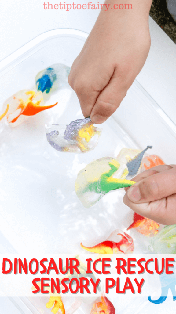 Make Your Own Dinosaur Ice Rescue - Ice Sensory Play for Kids