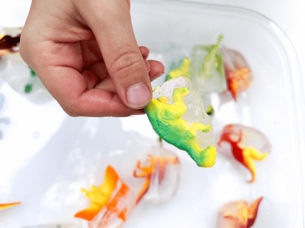 Dinosaur Ice Rescue Summer Activity - In The Playroom